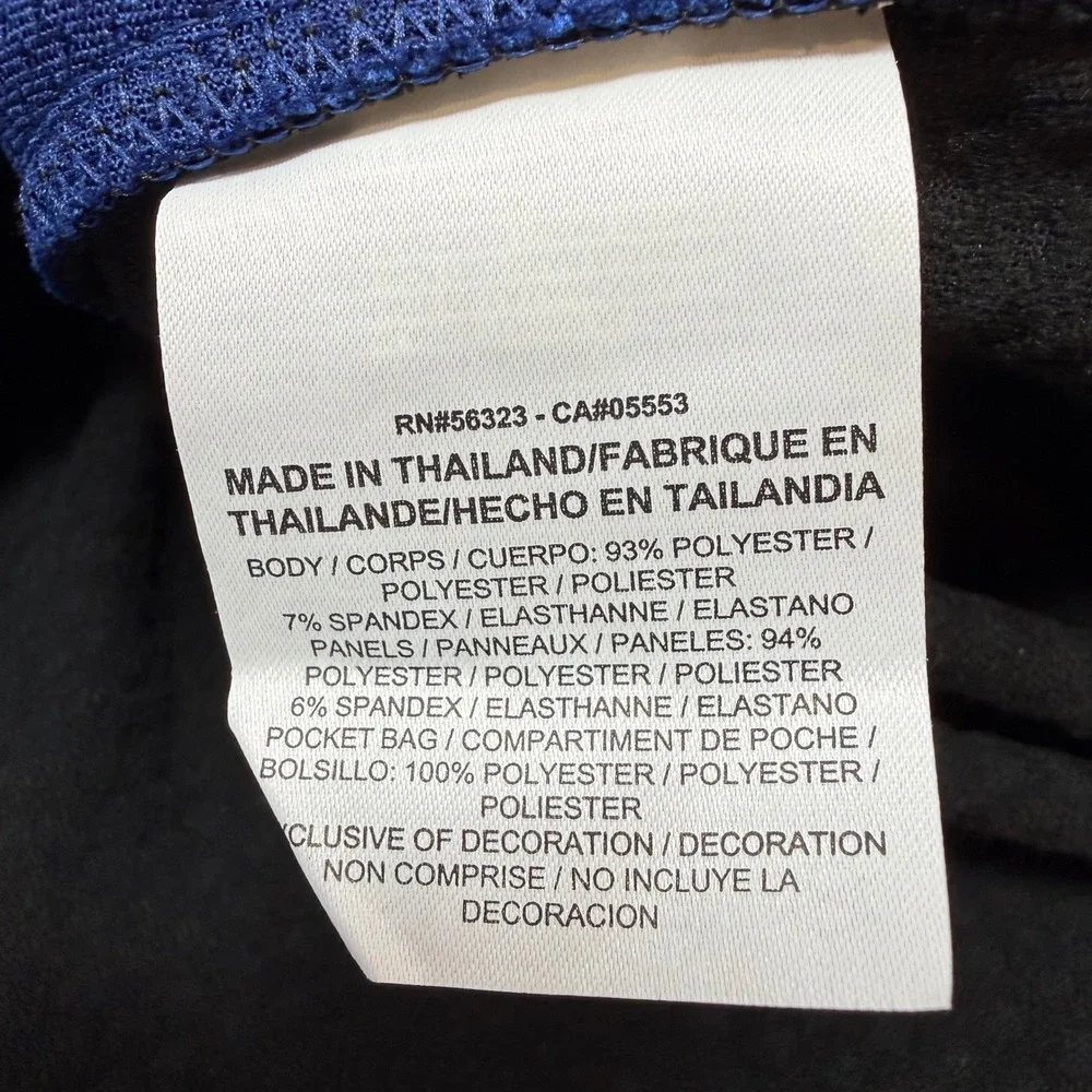 Nike Therma Sphere Womens Large Running Top Blue Colorblock NEW‎